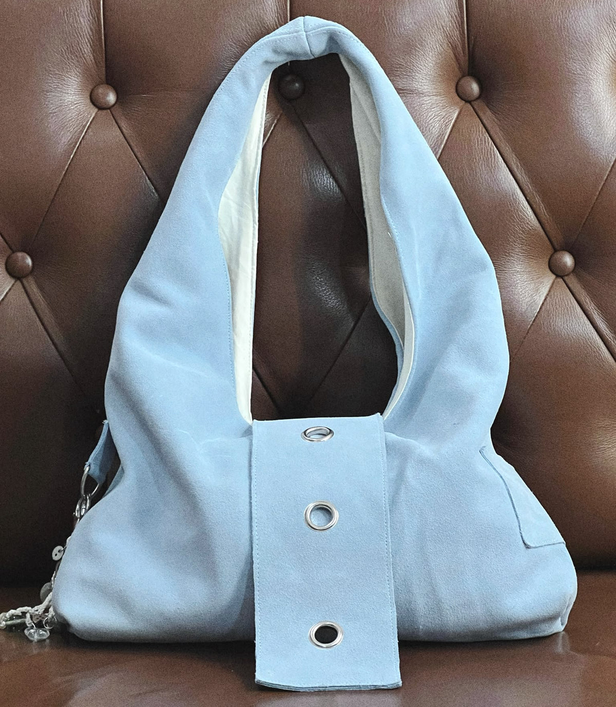 The Polly Bag in Powder Blue x Ana Teixeira Studio
